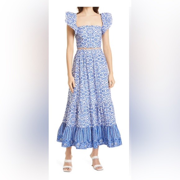 Cara Cara Blue & White “Chase” Skirt XS - Picture 10 of 10